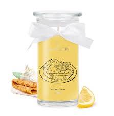 Bougie bijou JewelCandle - Boucles d'oreilles Butter & Lemon Crêpe
