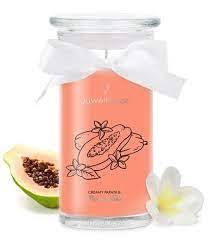 Bougie bijou JewelCandle - Boucles d'oreilles Creamy Papaya & Monoi de Tahiti