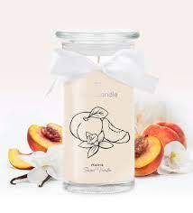 Bougie bijou JewelCandle - Collier Peach & Sweet Vanilla