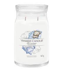 Bougie parfumée Yankee Candle - Jarre Grand Modele Couverture Douce