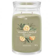 Bougie parfumée Yankee Candle - Jarre Grand Modele Sauge et Agrumes