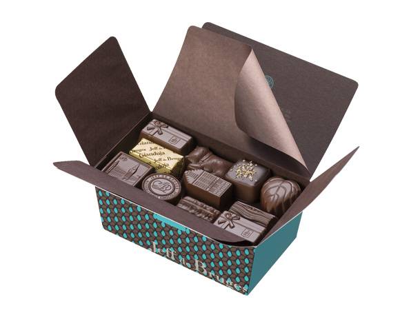 Ballotin 375g chocolats au lait - Jeff de Bruges