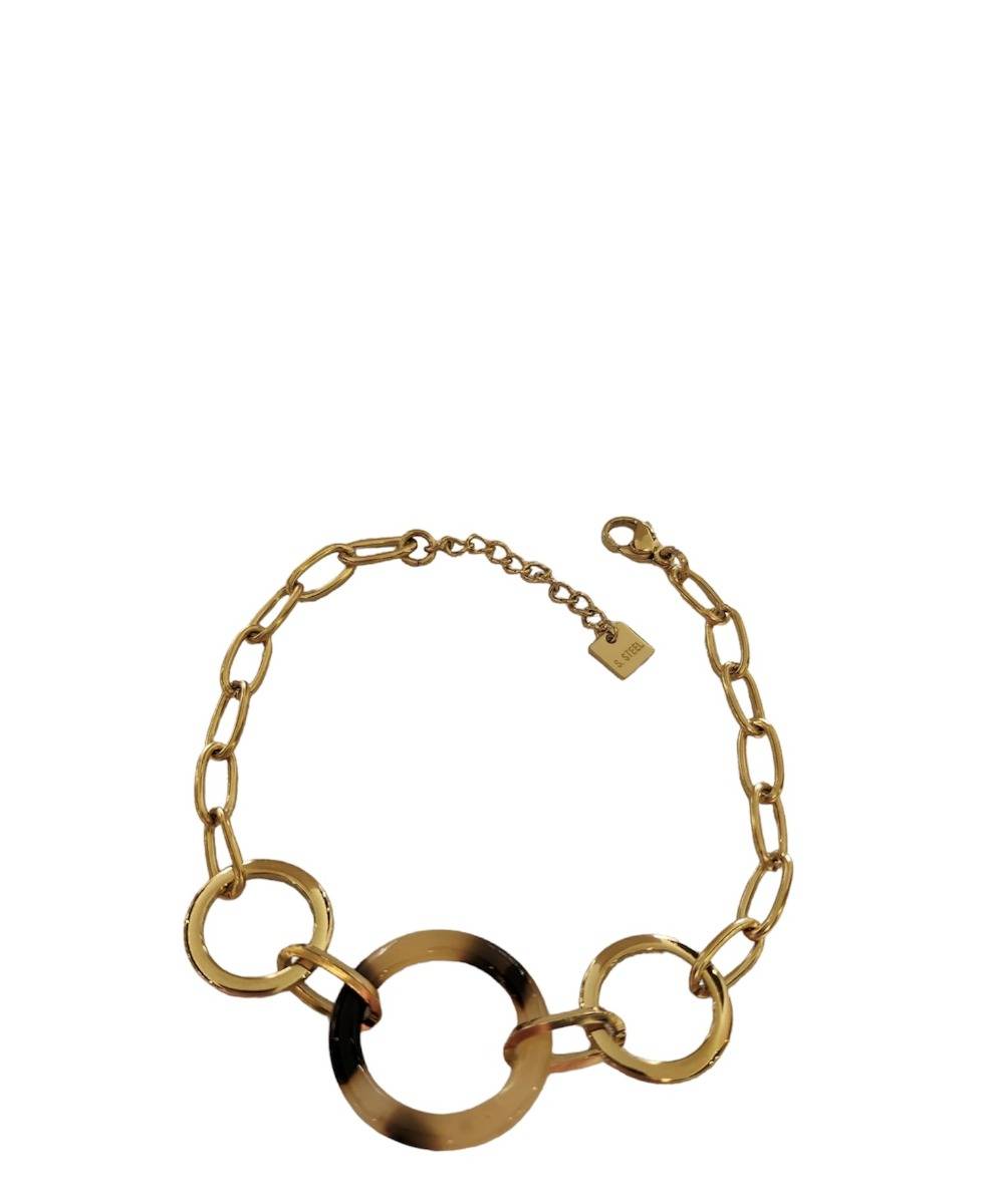 Bracelet doré serti de cristaux - modèle Erin - Cemi bijoux - Angers