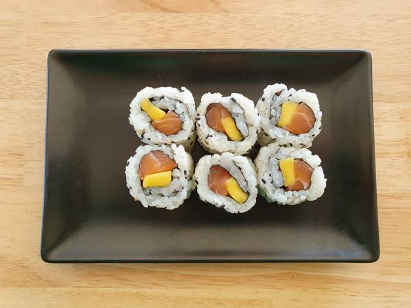 6 cali Saumon Avocat