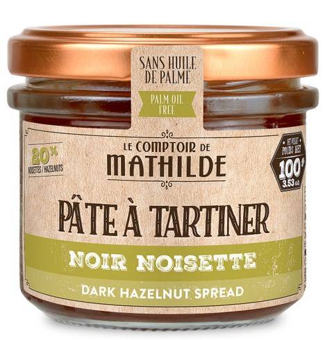 Noir Noisette 20% - Pâte à Tartiner 100G - Le Comptoir de Mathilde
