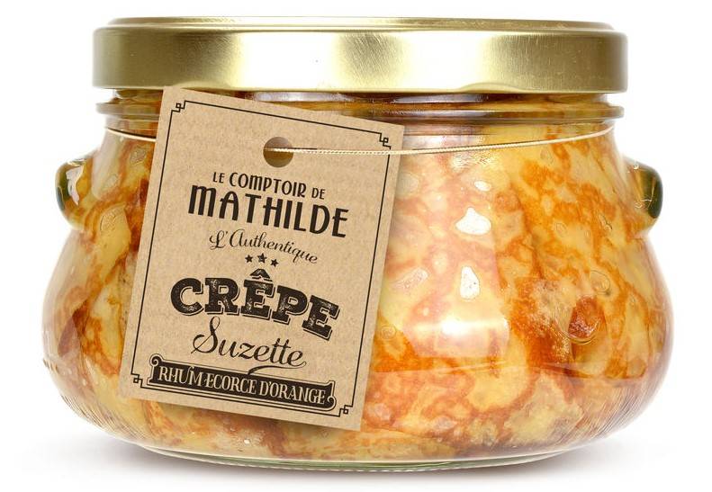 Crêpe suzette x14 640g en bocal - Le Comptoir de Mathilde
