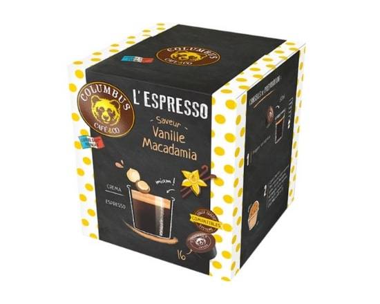Dolce Gusto - Espresso vanille macadamia (2x8) Columbus Café