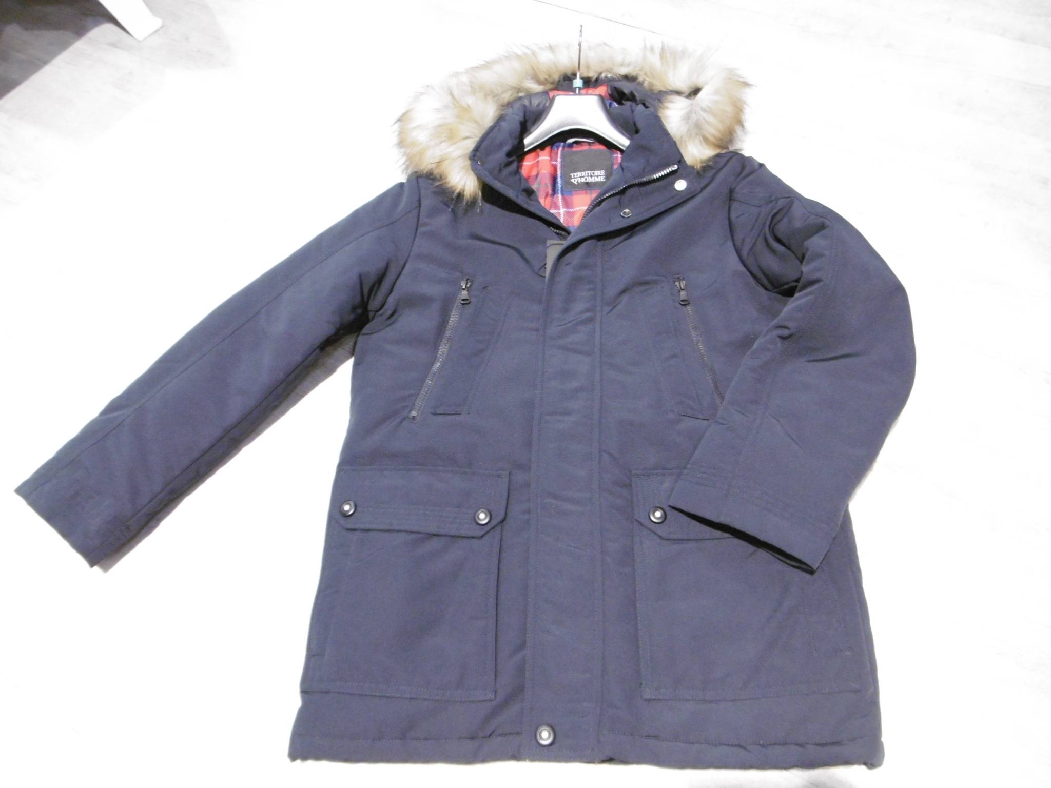 Parka bleu marine S