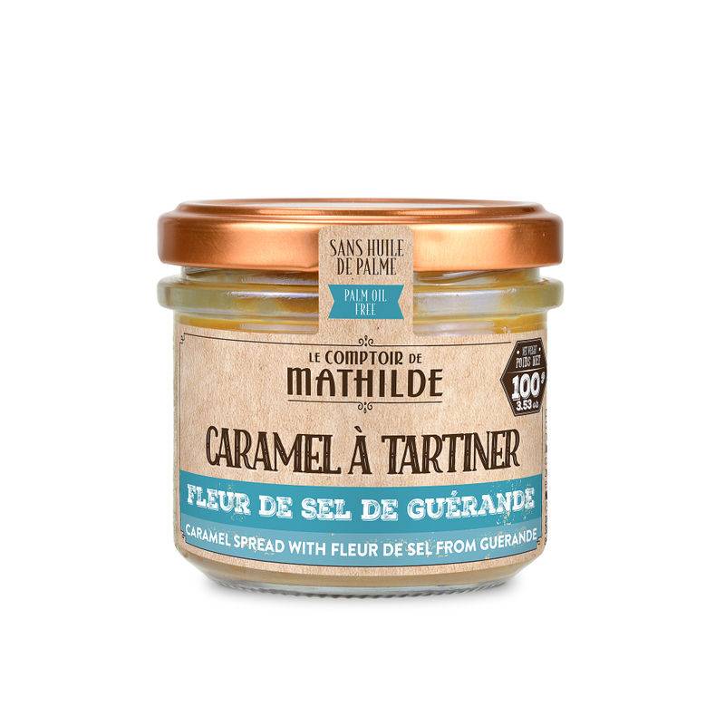 Caramel au Beurre Salé à la Fleur de Sel de Guérande - Caramel à Tartiner - Le Comptoir de Mathilde