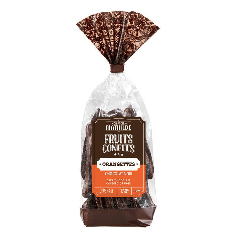 Orangettes chocolat noir en sachet - Le Comptoir de Mathilde