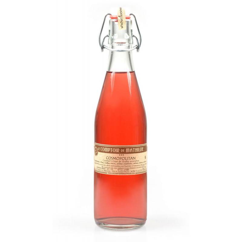 Cocktail party - Cosmopolitan 15% en bouteille - 50cl - Le Comptoir de Mathilde