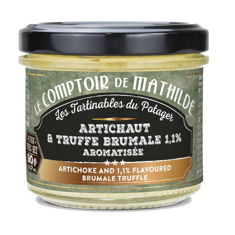 Tartinables - Artichaut et truffe brutale 1,1% - Le Comptoir de Mathilde