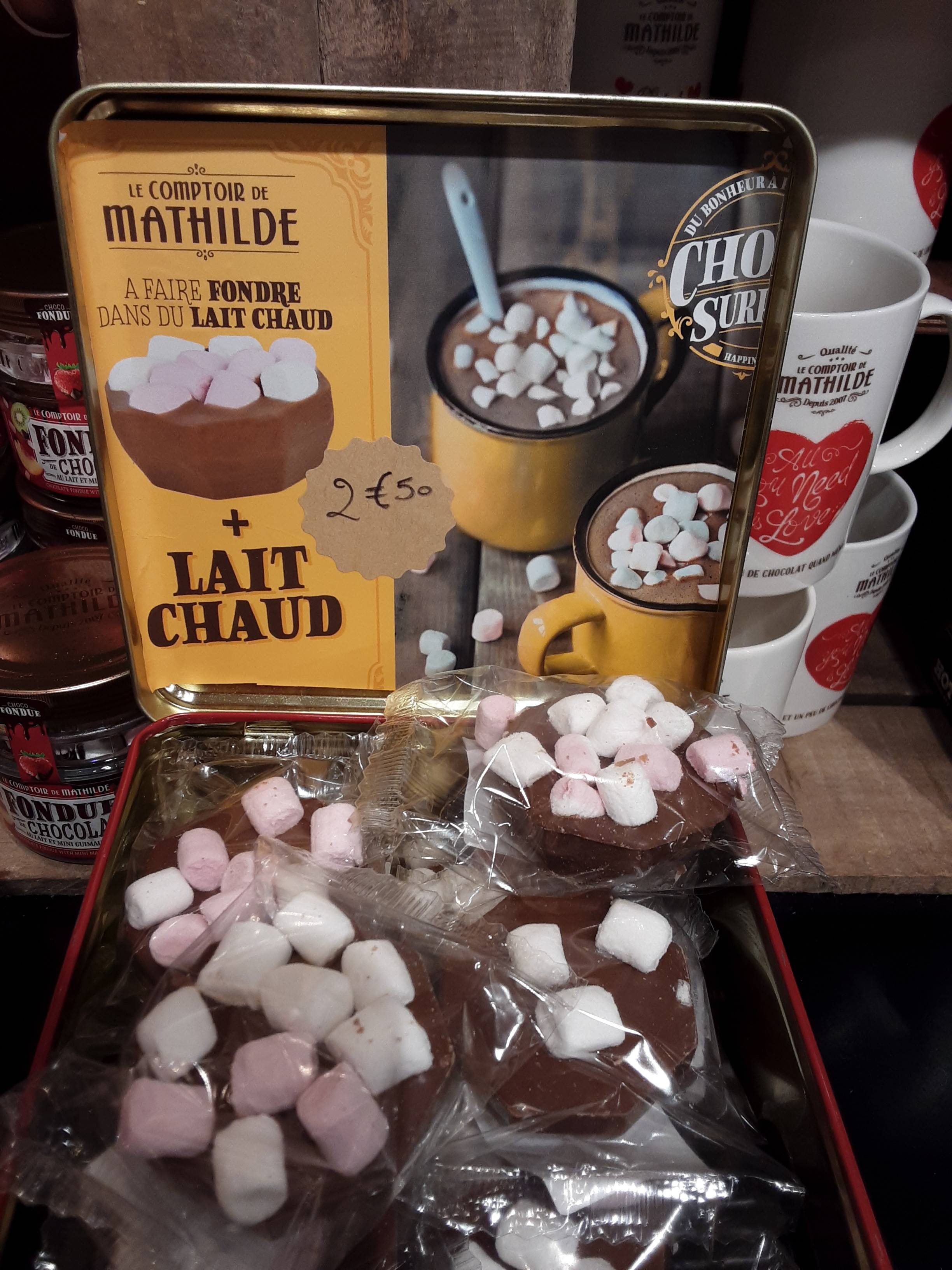 Galet chocolat chaud - Le Comptoir de Mathilde