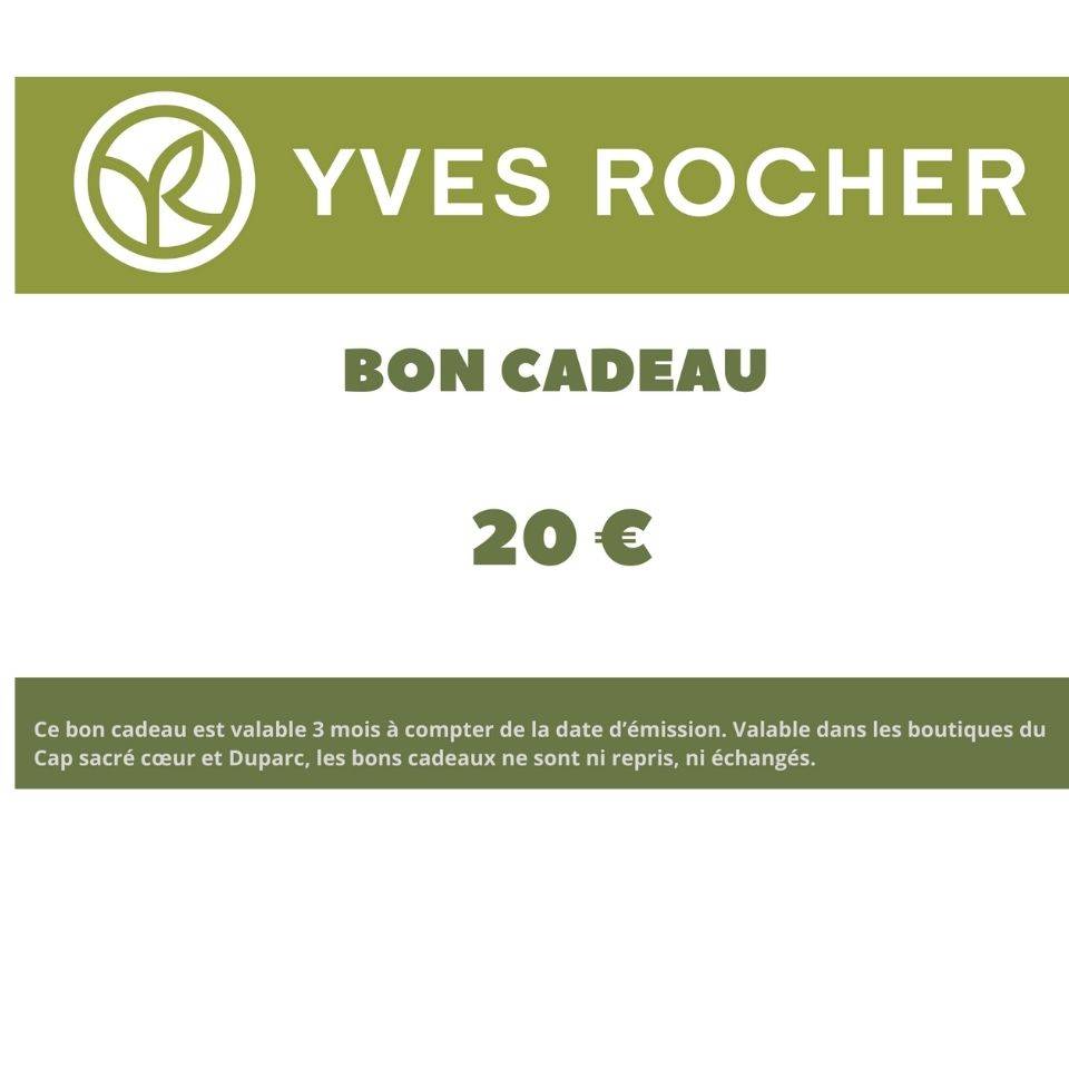 Bon cadeau Yves Rocher 20 €