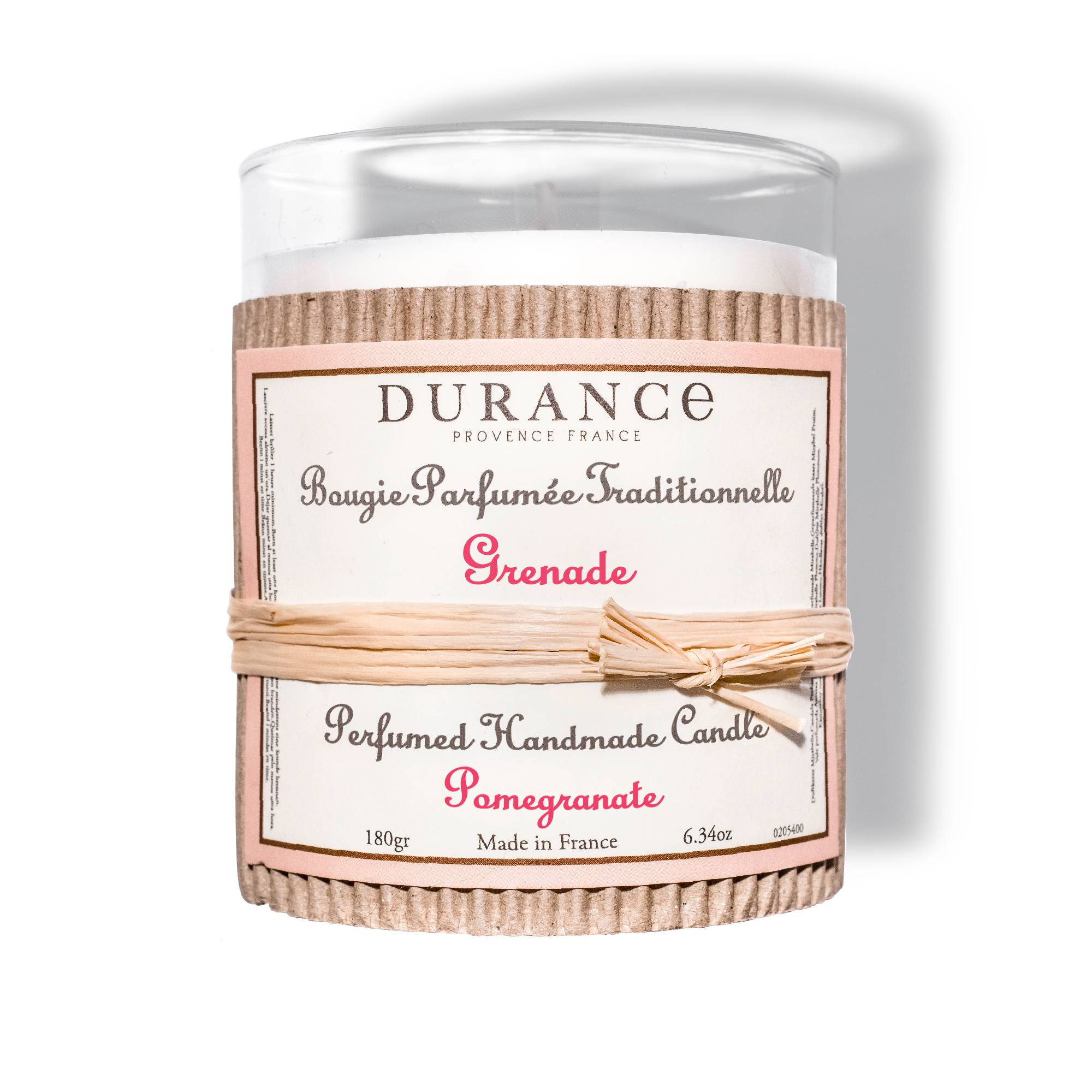 Bougie Traditionnelle Grenade 180g - Durance