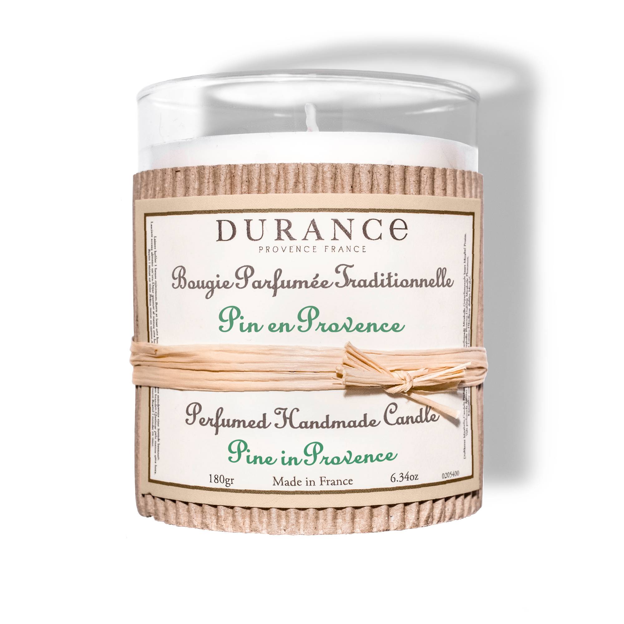 Bougie Traditionnelle Pin en Provence 180g - Durance
