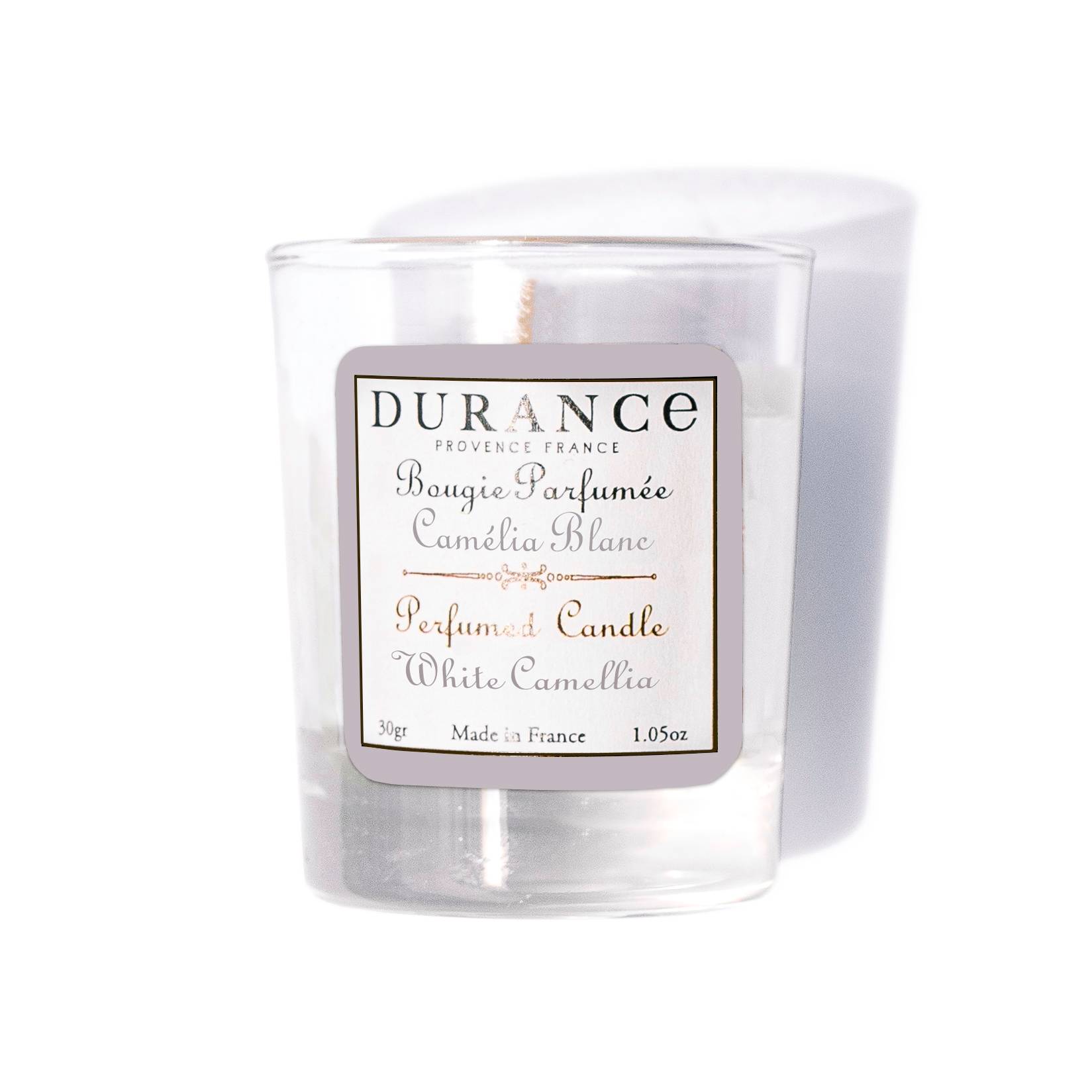 Bougie parfumée Camélia Blanc 30g - Durance