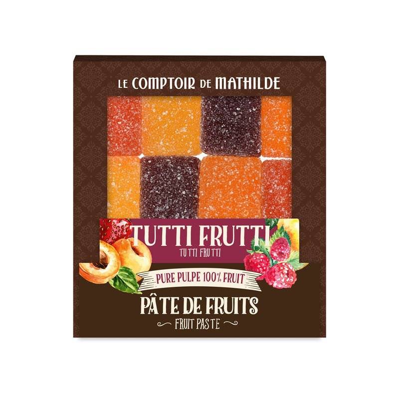 Tutti Frutti (Abricot - Fraise - Framboise - Poire) - Pâte de Fruits - Le Comptoir de Mathilde