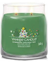 YANKEE CANDLE SAPIN DE NOEL SCINTILLANT MOYENNE JARRE