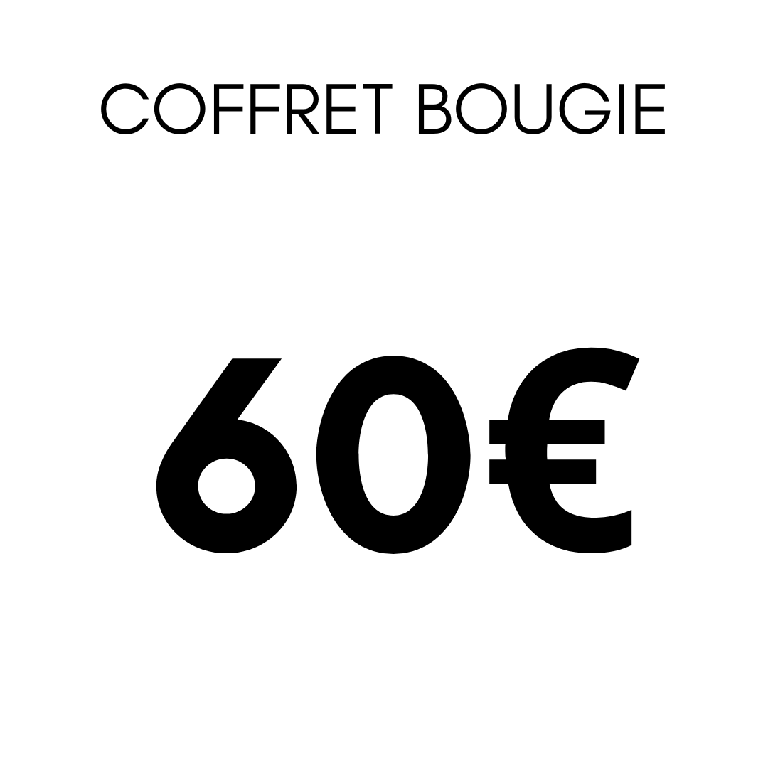 COFFRET BOUGIE 60€