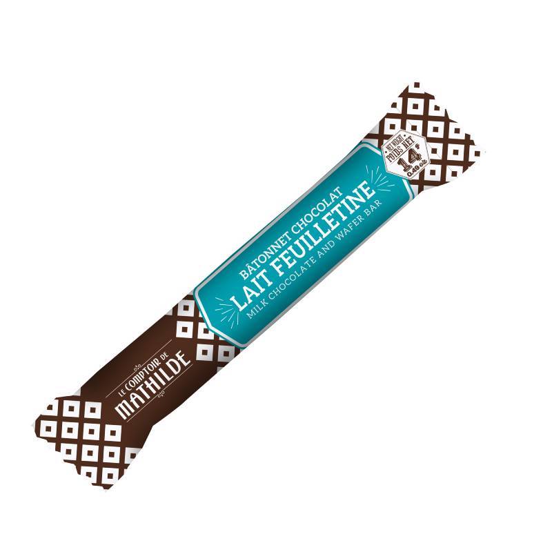 Batonnet Snack'choc Chocolat Au Lait Feuilletine 14G