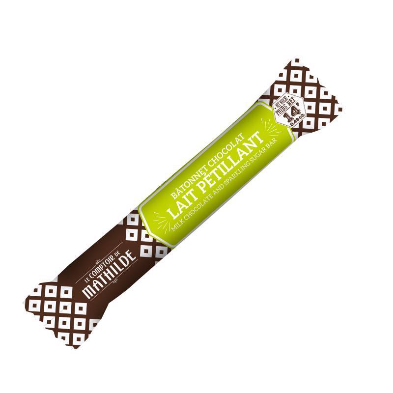  Batonnet Snack'choc Chocolat Au Lait Sucre Petillant 14G