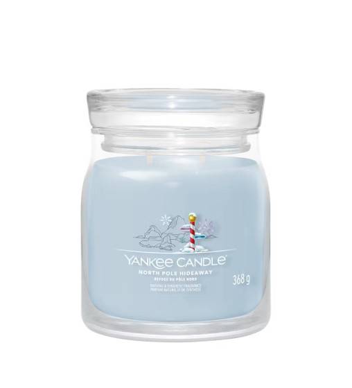 YANKEE CANDLE - Bougie Signature Moyenne Jarre - Refuge du Pôle Nord