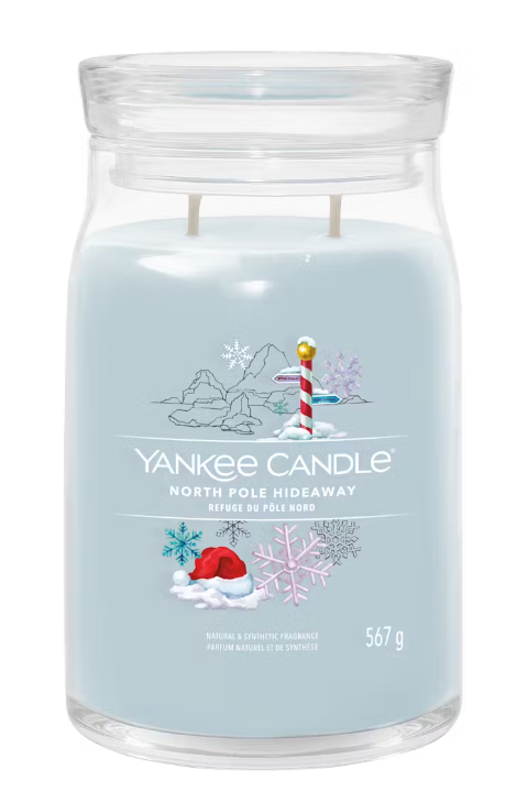 YANKEE CANDLE - Bougie Signature Grande Jarre - Refuge du pôle Nord