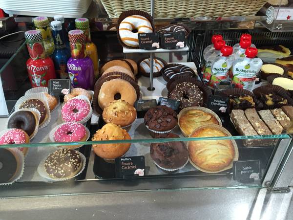 Muffin fruits-rouges Au Café Brest