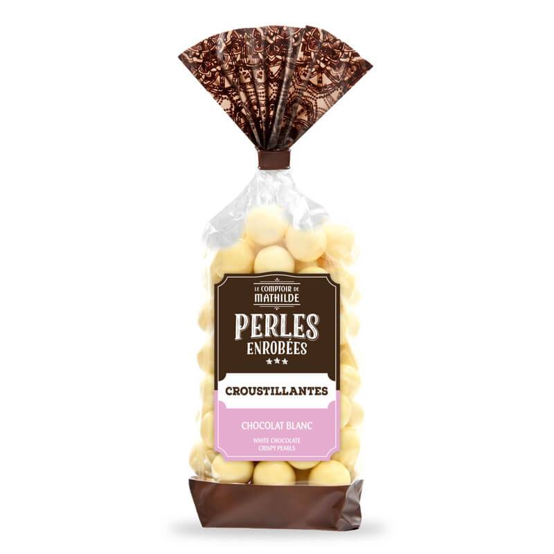 Perles croustillantes chocolat blanc 170g