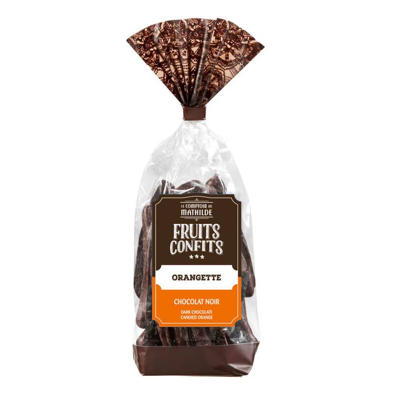 Orangettes chocolat noir en sachet - Le Comptoir de Mathilde