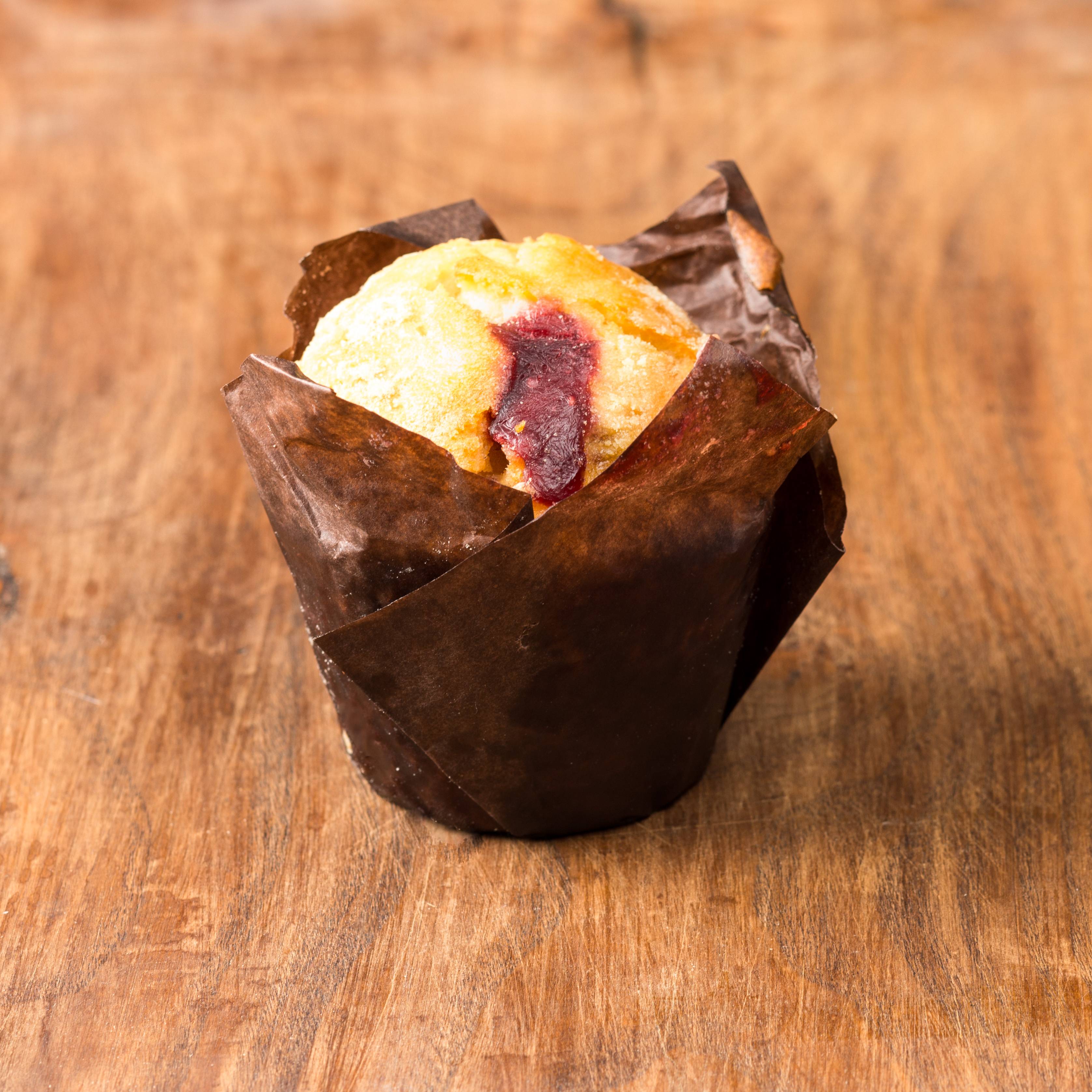 Muffin fruits rouges Coffeetea Grenoble Caserne de Bonne