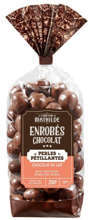Perle Pétillante Chocolat au Lait - Le Comptoir de Mathilde