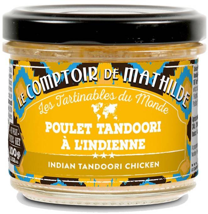 Tartinable - Poulet tandoori à l'indienne - Le Comptoir de Mathilde