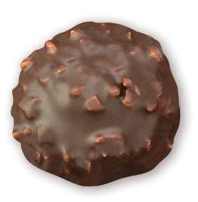 Rocher noir chocolat praliné-pièce - Jeff de Bruges