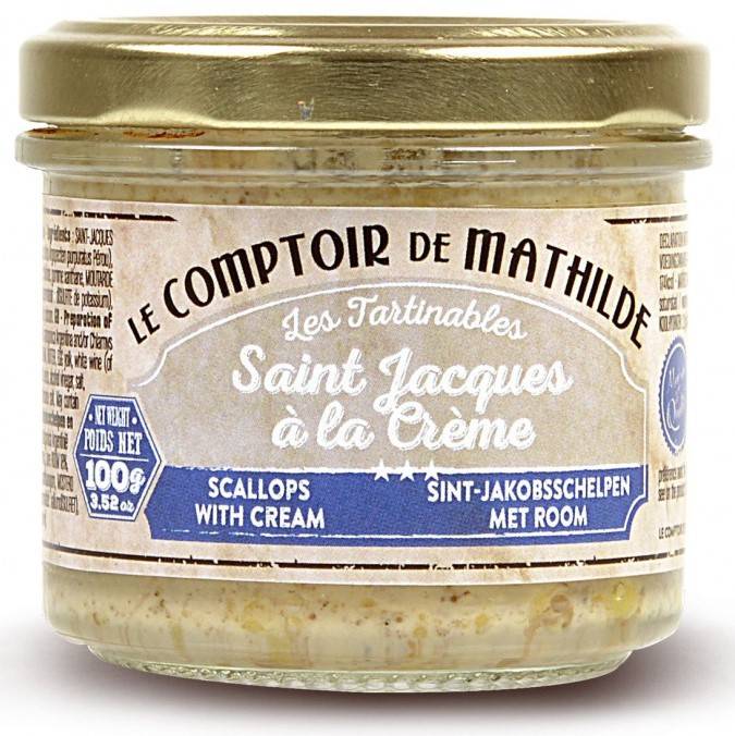 Tartinable Saint Jacques à la Crème - Le Comptoir de Mathilde